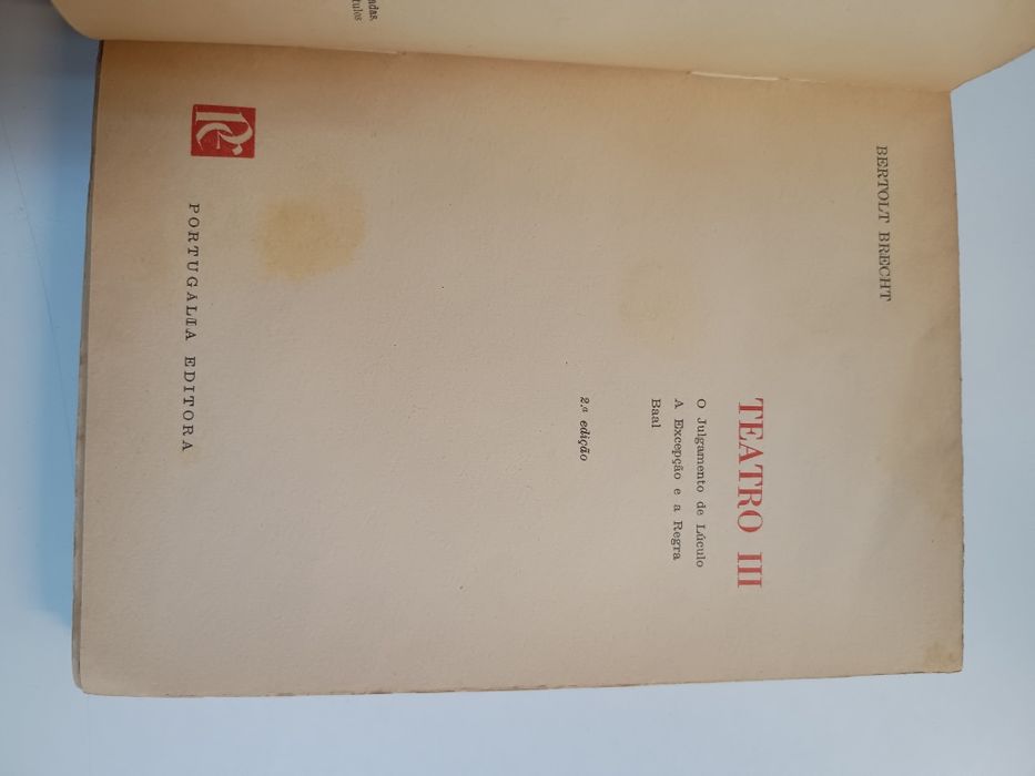 Teatro III, de Bertolt Brecht