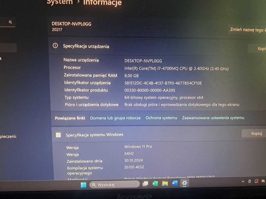 Sprzedam laptop do gier