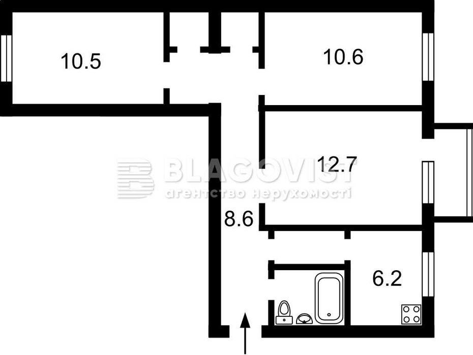 Продам 3-кімнатну квартиру Київ Бойчука 23 Кіквідзе