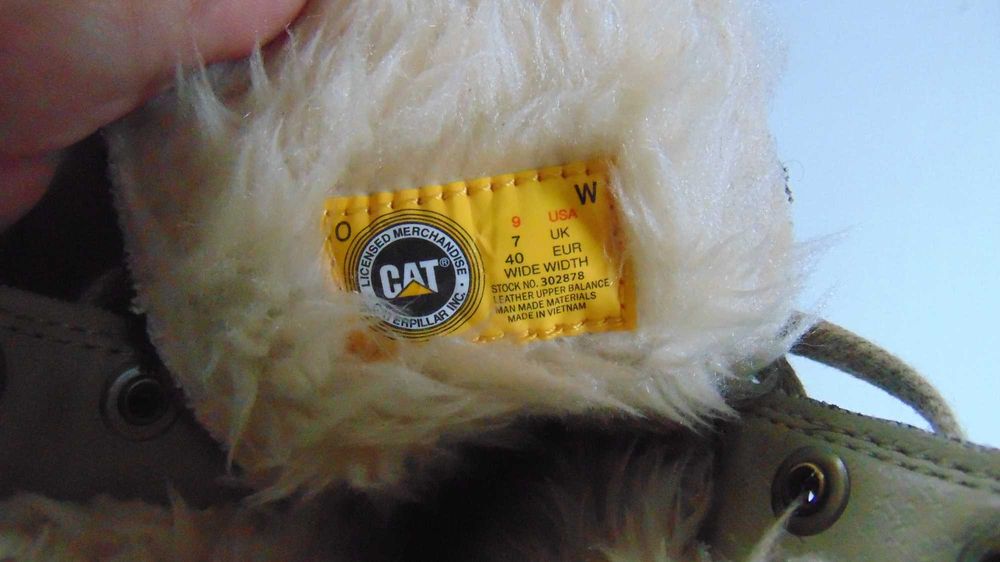 caterpillar roz uk7 eur 40 skóra ocieplane