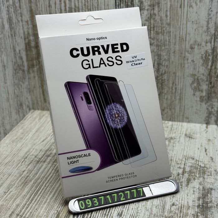 Стекло защитное Curved Glass UV на Xiaomi Redmi Note 15 Pro+ 5G/ Poco M8 Pro 5G Скло