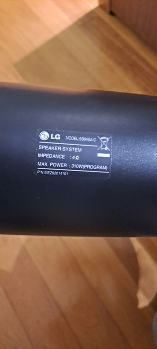 Blue Ray Home Cinema LG