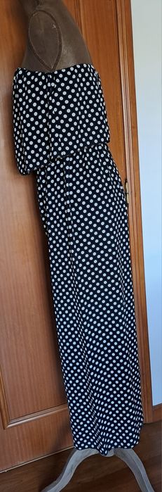Macacão Comprido Cai-Cai a Bolinhas / Polka Dots – Inside (Tamanho M)