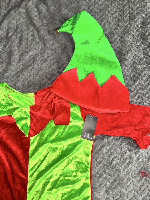 Stroj elfa elfinki peruka
