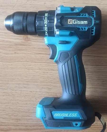 Wiertarka bezszczotkowa udarowa Gisam 13mm