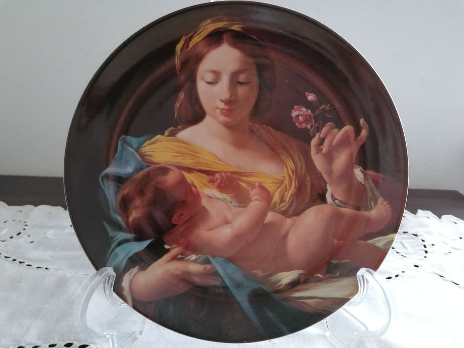 Prato de natal de 1996 porcelana Vista Alegre, série limitada