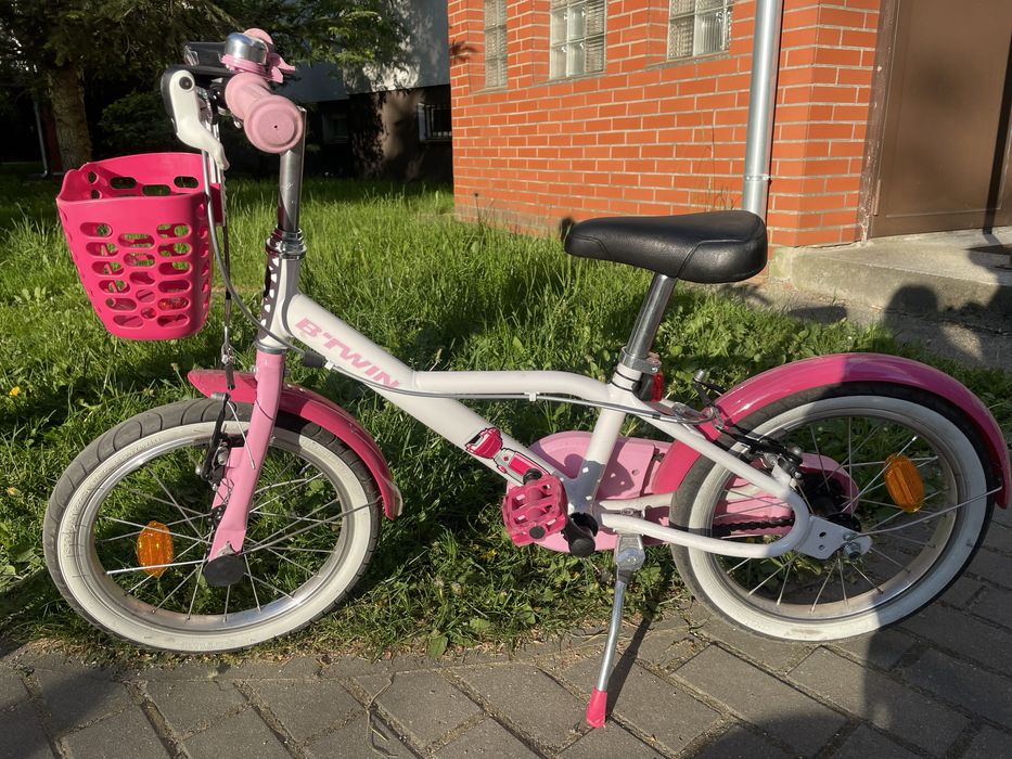Rowerek dziewczęcy koła 16 cali BTWIN