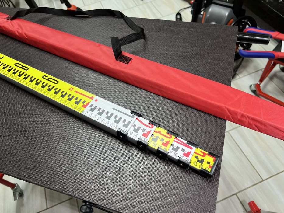 Рейка для нивелира алюминиевая FIRECORE на 5 м + чехол