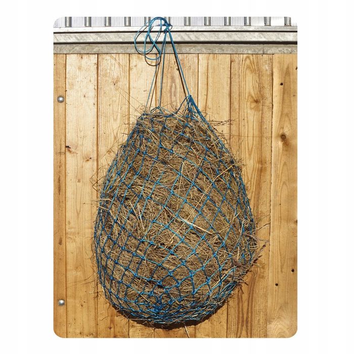 Siatka na siano 5,5cm x 5,5cm - błękitna