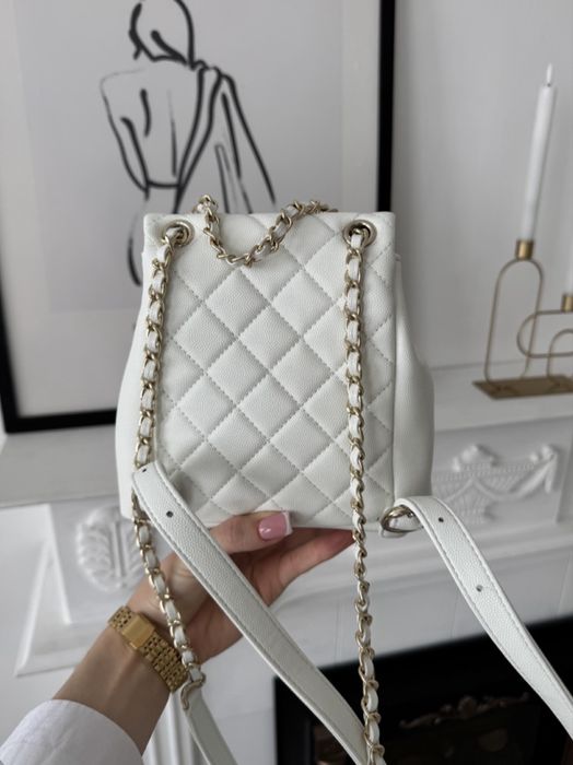 Chanel Backpack Gold Texture в двох кольорах