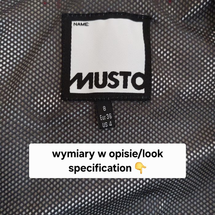 Kurtka żeglarska Musto Platinum