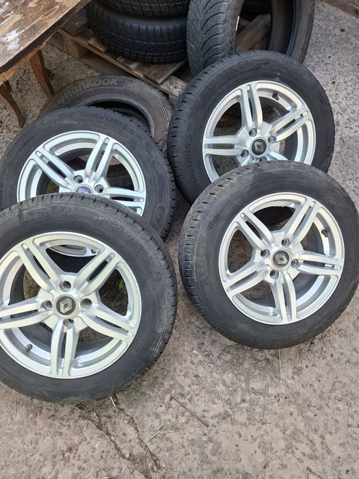 Колеса 4/100/14. J6. Et35. Dia66. Шины 175/65/14. Лето Барум 21г.