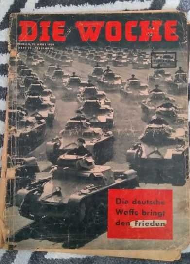 III rzesza niemiecka propaganda Die Woche marzec 1939 z kiosku Ruch