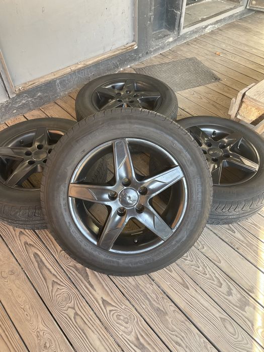 5/112R15 диски +шины 195/65/15 пирелли(Шиномонтаж Протектор)