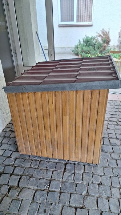 Буда для великого собаки утеплена