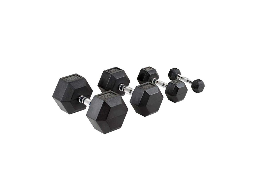 Halteres Redondos e Hexagonais Dumbbells Musculação Crossfit (NOVOS)