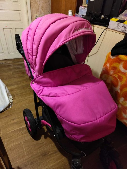 Коляска детская 2в1, знаменитая CAMARELO pink. самовывоз!