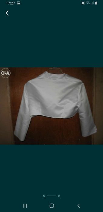 Suknia/sukienka ślubna oraz bolerko, rozm. 40