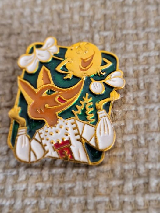 Przypinka kolekcjonerska Vintage Lisek Badzik Lis