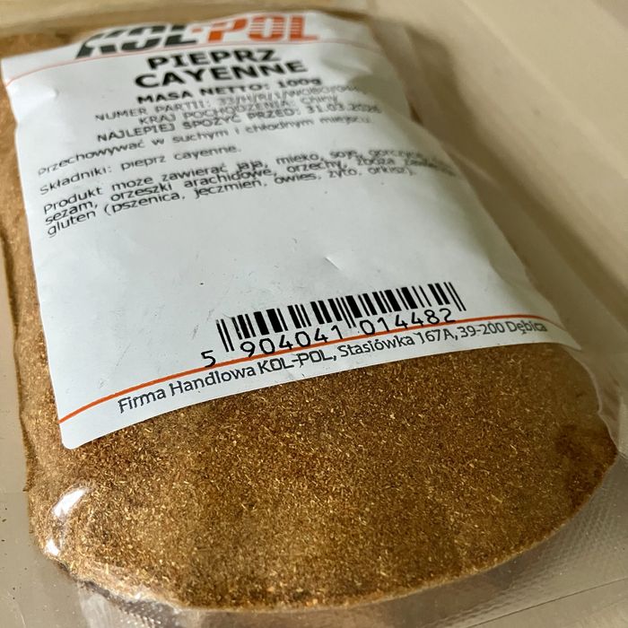 Pieprz cayenne 100g Kajeński mielony