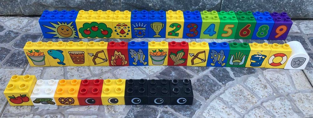 Conjunto de 34 Peças com Desenhos LEGO Duplo