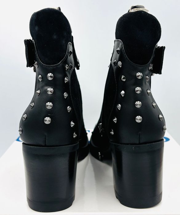 ‼️Nowe oryginalne botki sztyblety GUESS czarne 39 AZ 061 obcas 7.5 cm