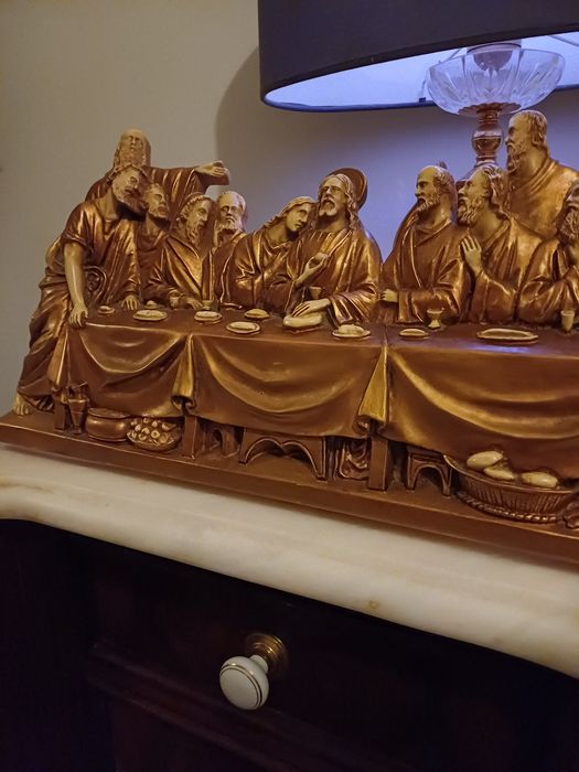 Ceia de cristo dourada