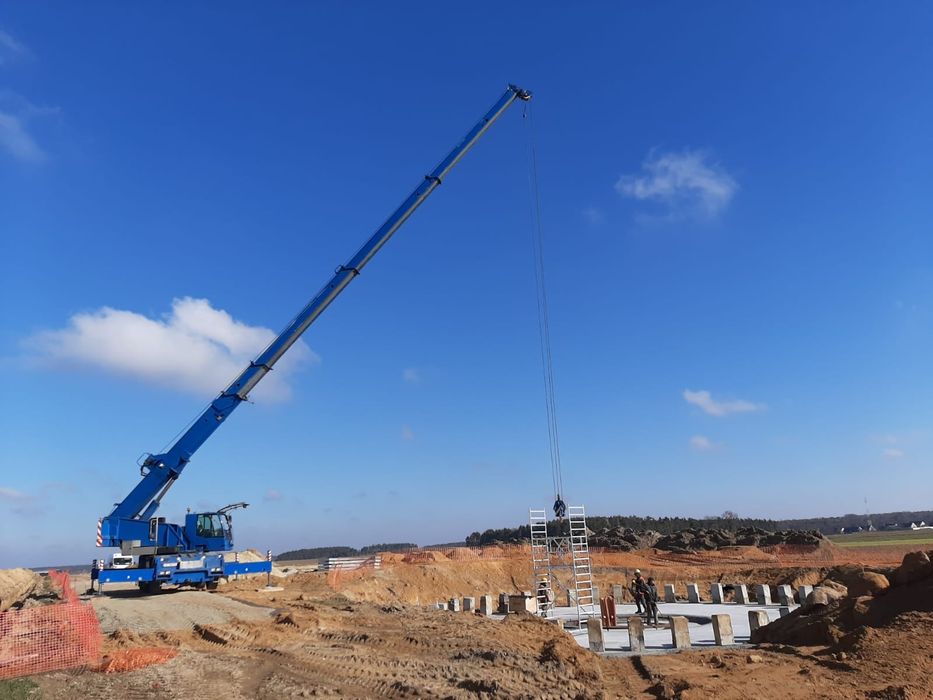 Usługi dźwigowe, dźwig, żuraw, 40t, 70t