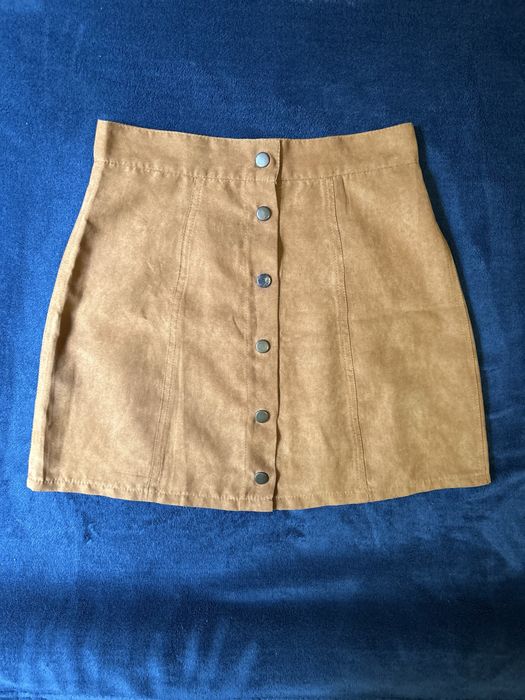 Saia boho camel pele de pêssego.