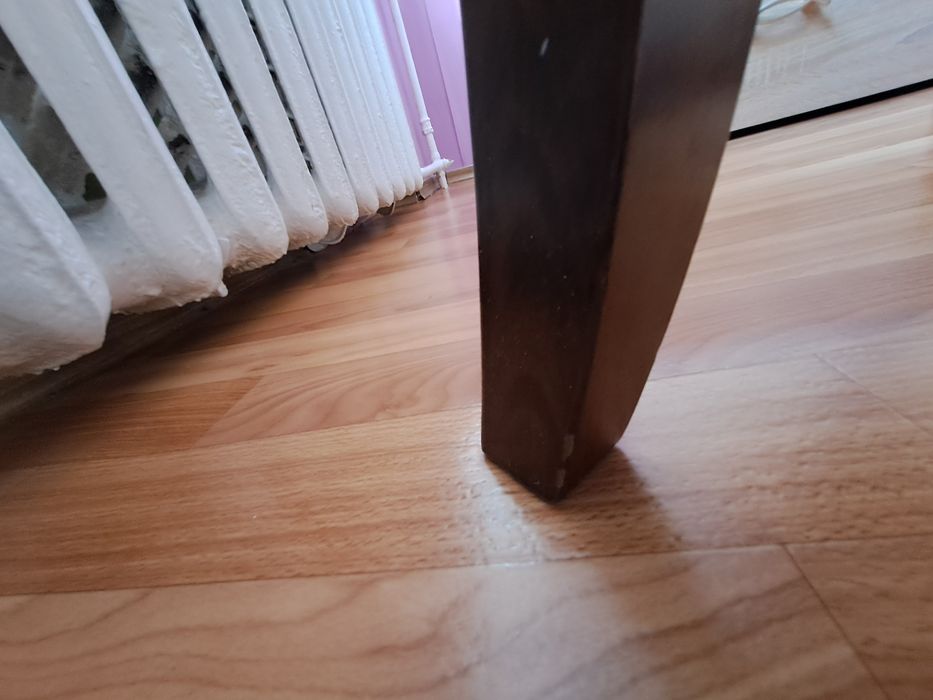 Стіл обідній Астер гевея, коричневий розкладається на велику компанію