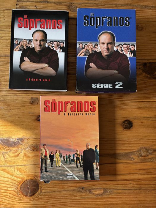 Caixa Filmes Dvds Serie Sopranos - temporadas 1 a 3