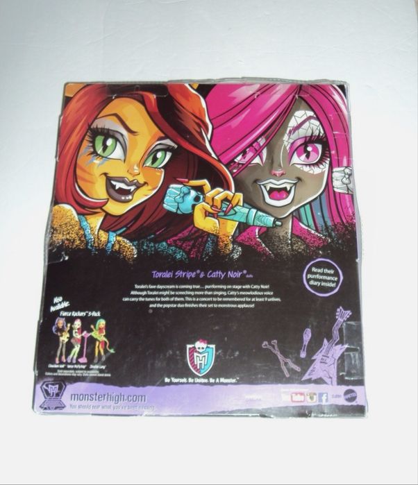 Monster High Fierce Rockers  Catty & Toralei