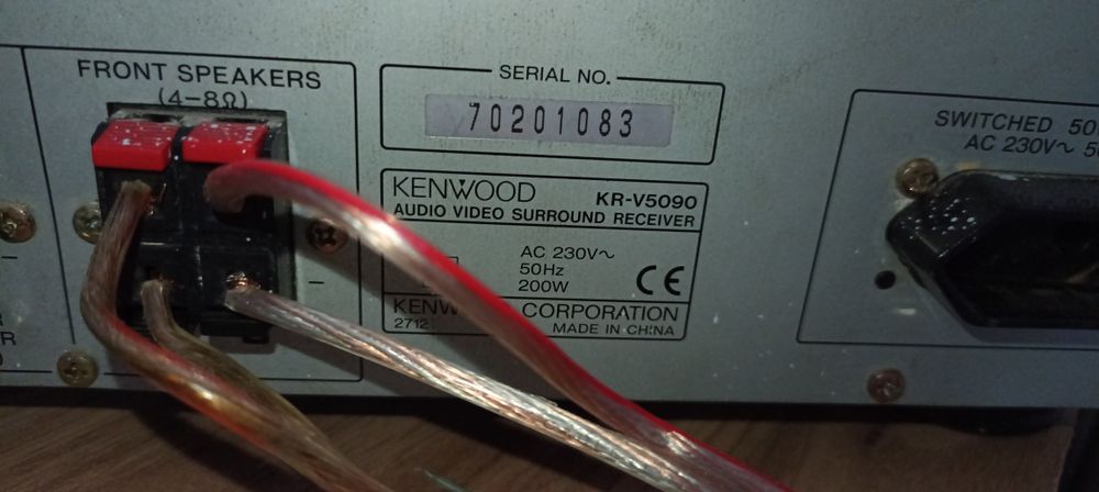 Wzmacniacz Kenwood z pilotem adapter bluetooth
