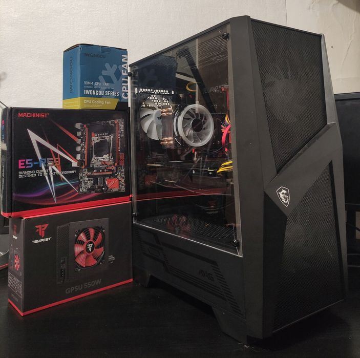 PC Gamer Core i7 (E5 2667 v3)+ RX580 8gb+16gb+ 740gb Nvme