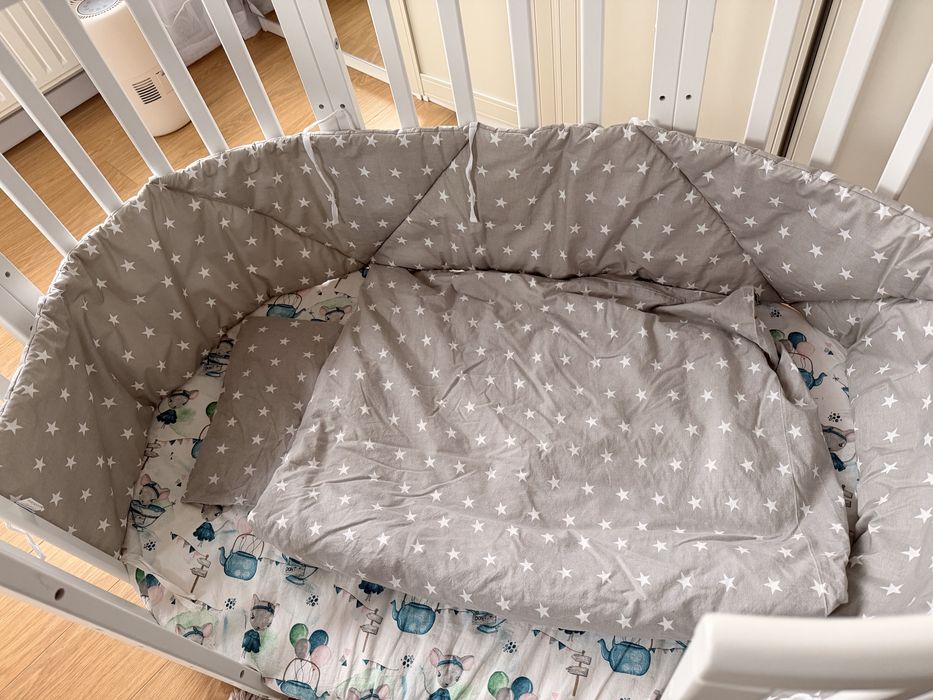 Łóżeczko 7w1 ComfortBaby z dodatkami