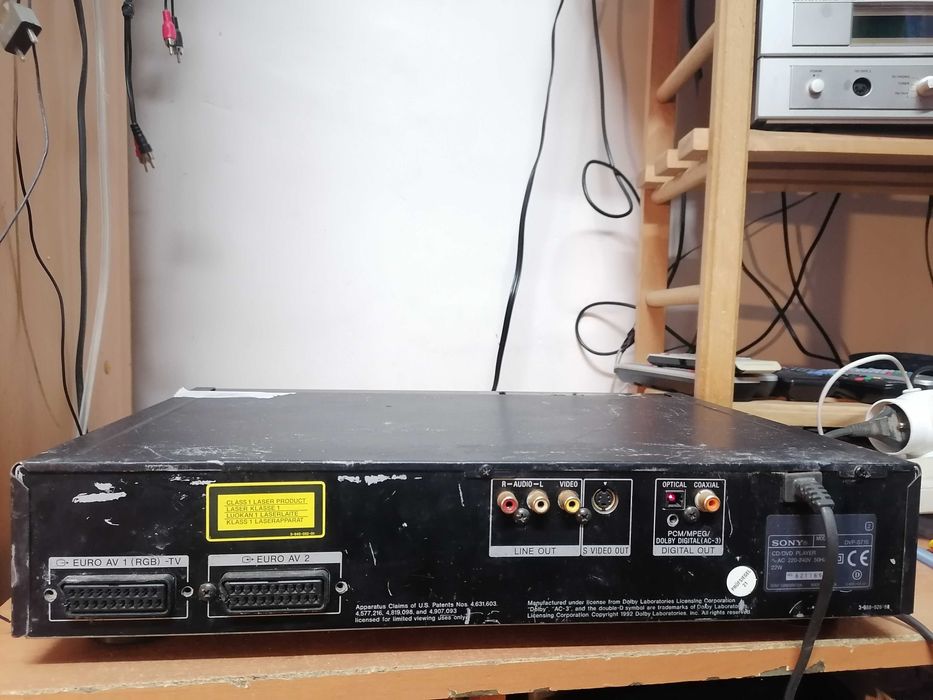 Odtwarzacz CD/DVD Sony DVP-S715 pilot