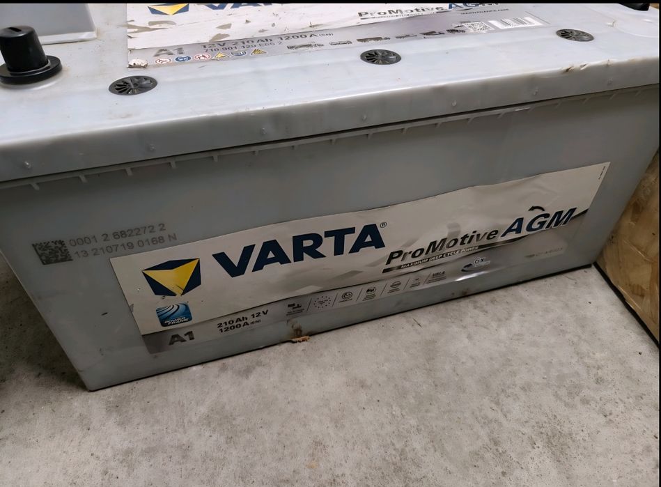 Акумулятор Agm 12V 210Ah 1200A L+ 518*276*242Mm