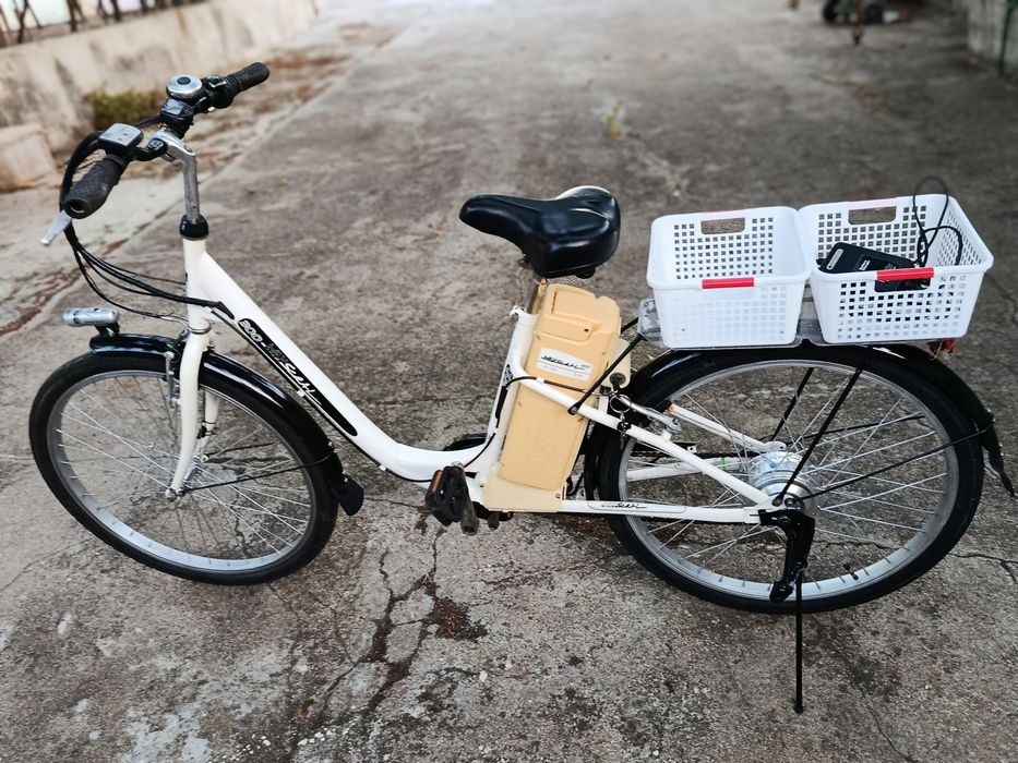 Bicicleta elétrica 24 v 10ah bateria nova