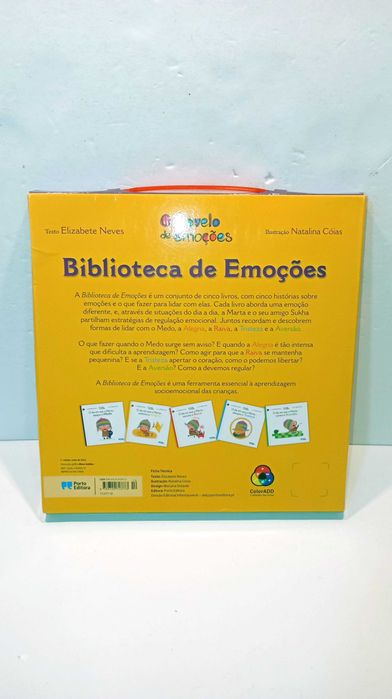 Biblioteca de Emoções - 5 livros