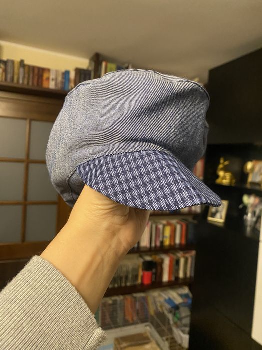 Czapeczka na chrzest rozmiar 74