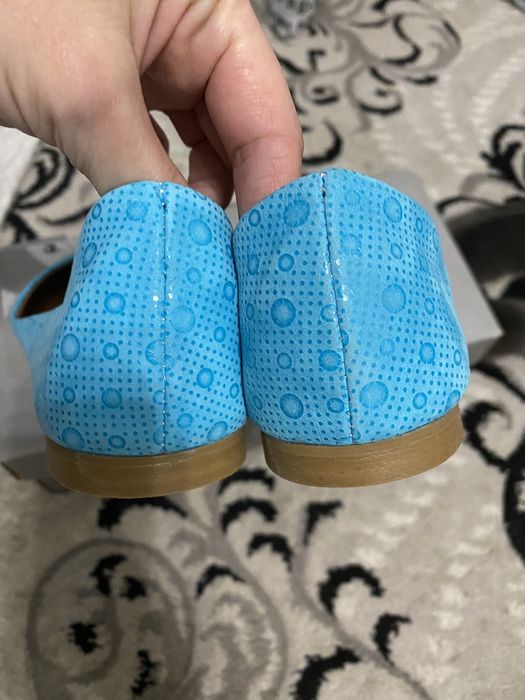 Кожанные балетки