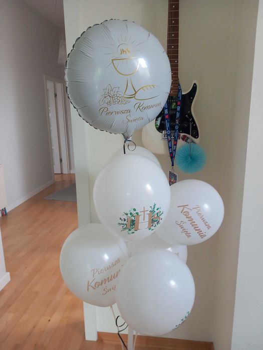 Balony + stojak I Komunia Święta