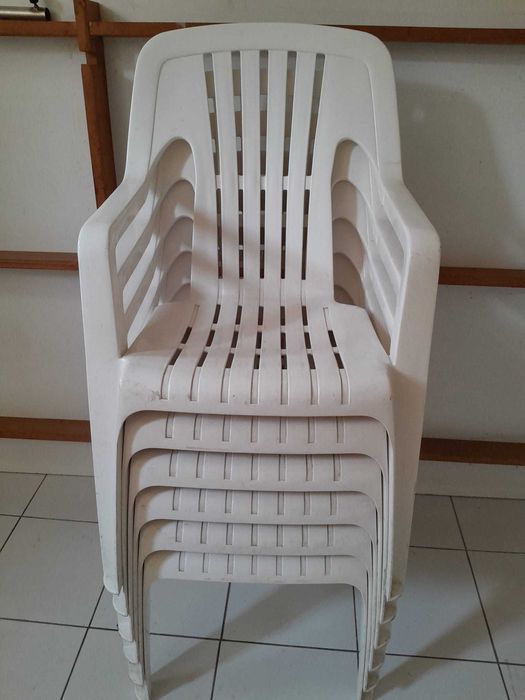 6 cadeiras de jardim