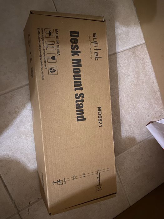 Suptek Suporte para monitor, braço monitor para ecrãs LED LCD