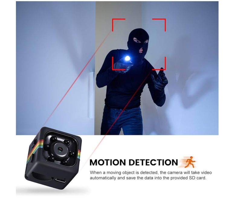 Kamera szpiegowska bez Wi-Fi z kartą pamięci 32 GB 1080P 12MP