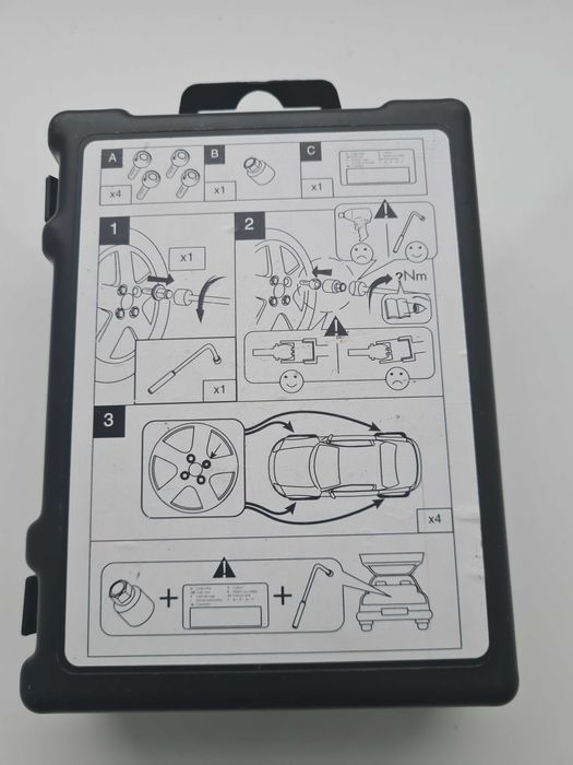 Болти секретки FARAD M12x1.25 підходять для Jeep, Dodge, Chrysler