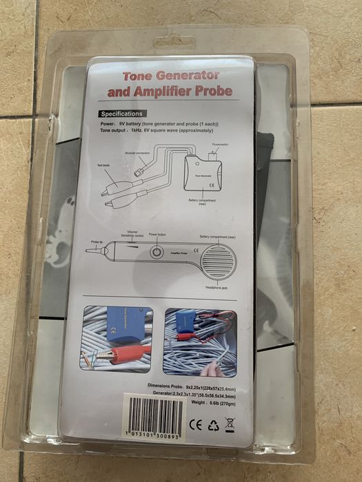 Localizador e Testador de cabos com gerador de tons Standart -La1013