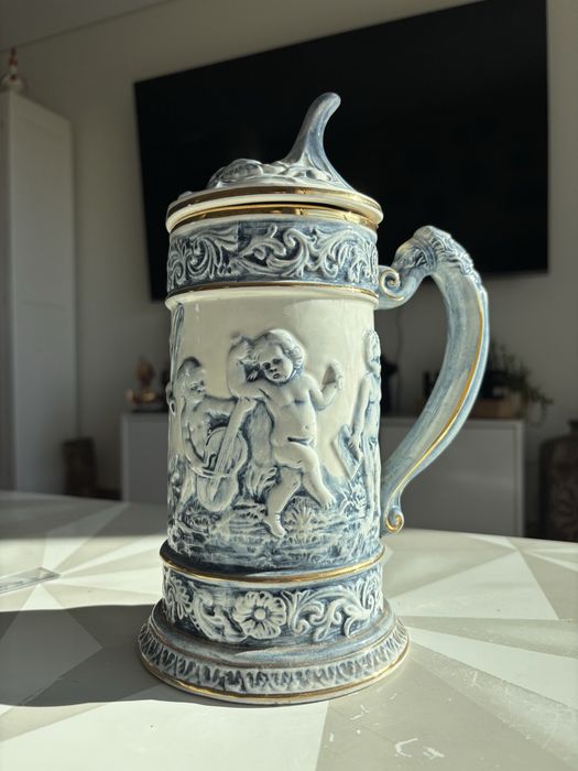 Caneca de Cerveja R. Capodimonte Itália – Tampa e Querubins
