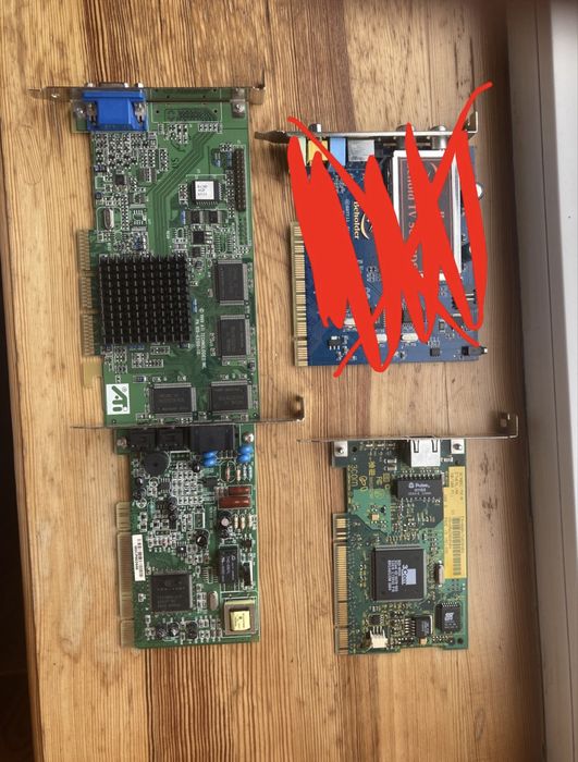 Видео карта, сетевая карта, модем