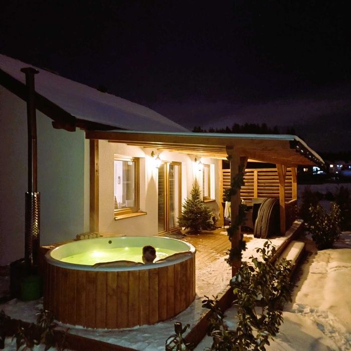 Domek na wynajem Kaszuby, 400 zł - ferie zimowe, balia, jacuzzi